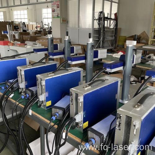 20w mini auto parts fiber laser marking machine